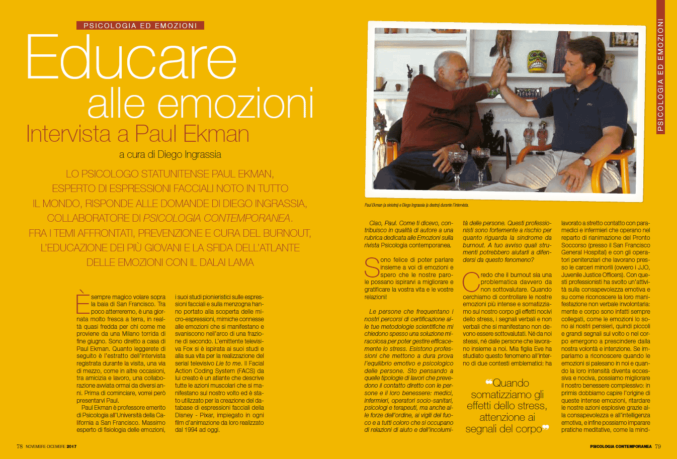 Educating to emotions